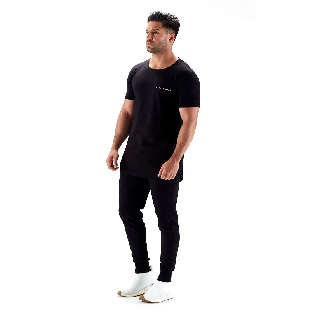 Half Human Mens Scoop Neck T-Shirt