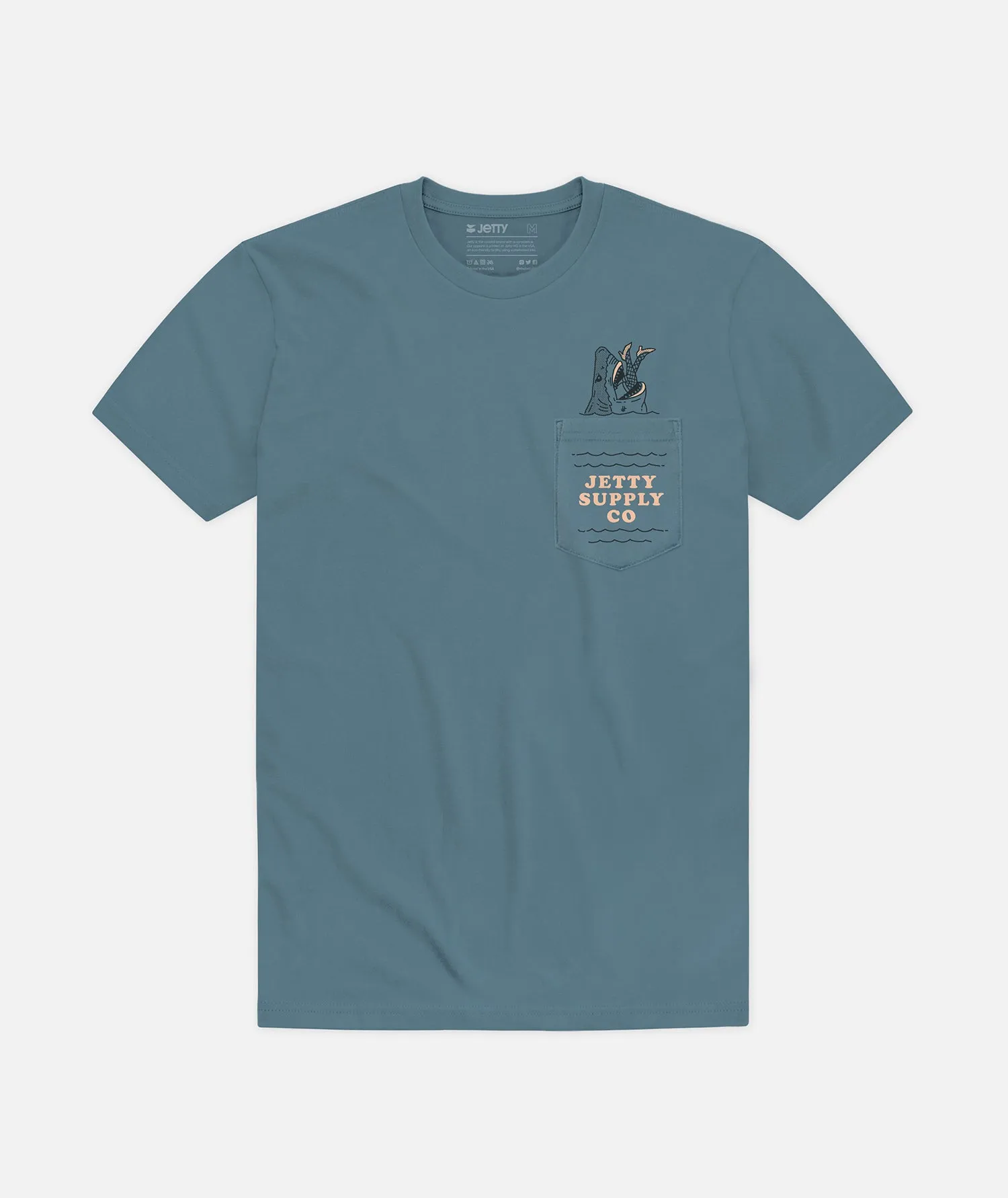 Hatch Pocket Tee - Light Blue