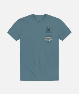 Hatch Pocket Tee - Light Blue