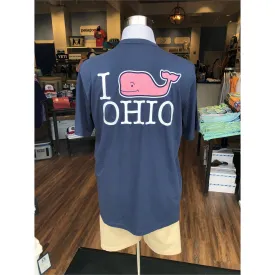 'I Whale Ohio' Short Sleeve Logo