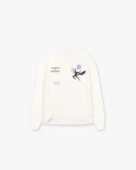 Icarus Long Sleeve T-Shirt - Flat White