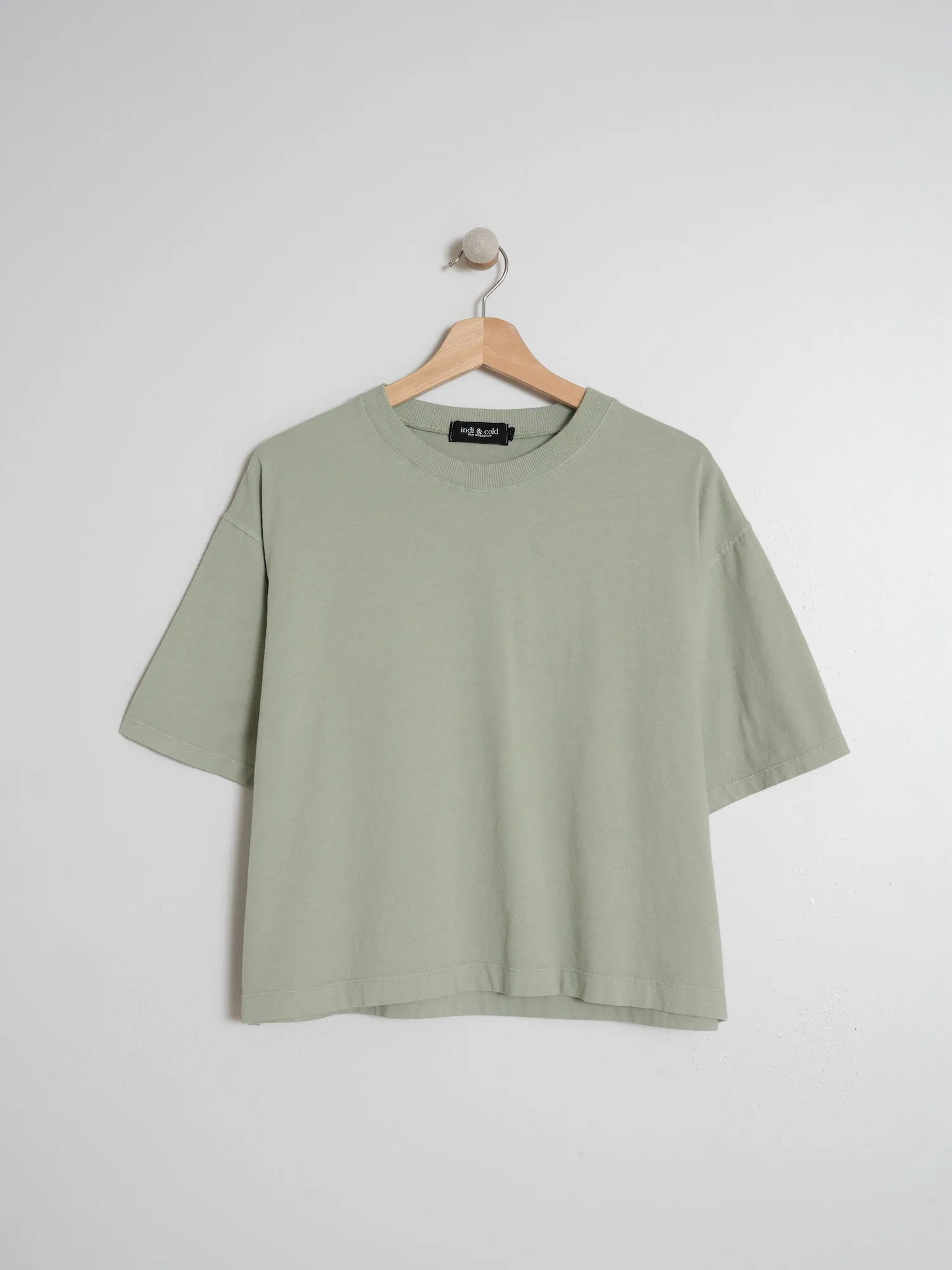 INDI & COLD T-SHIRT Cotton Salvia