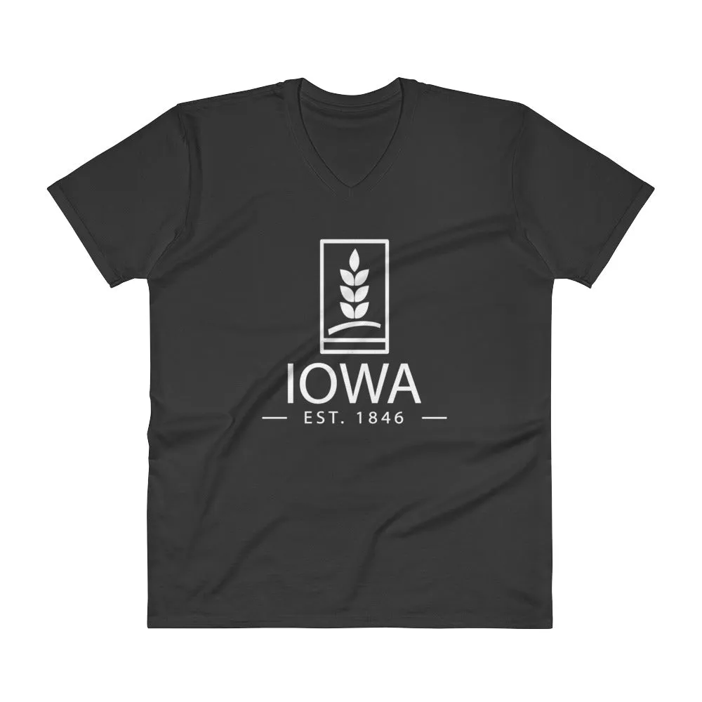 Iowa - V-Neck T-Shirt - Established