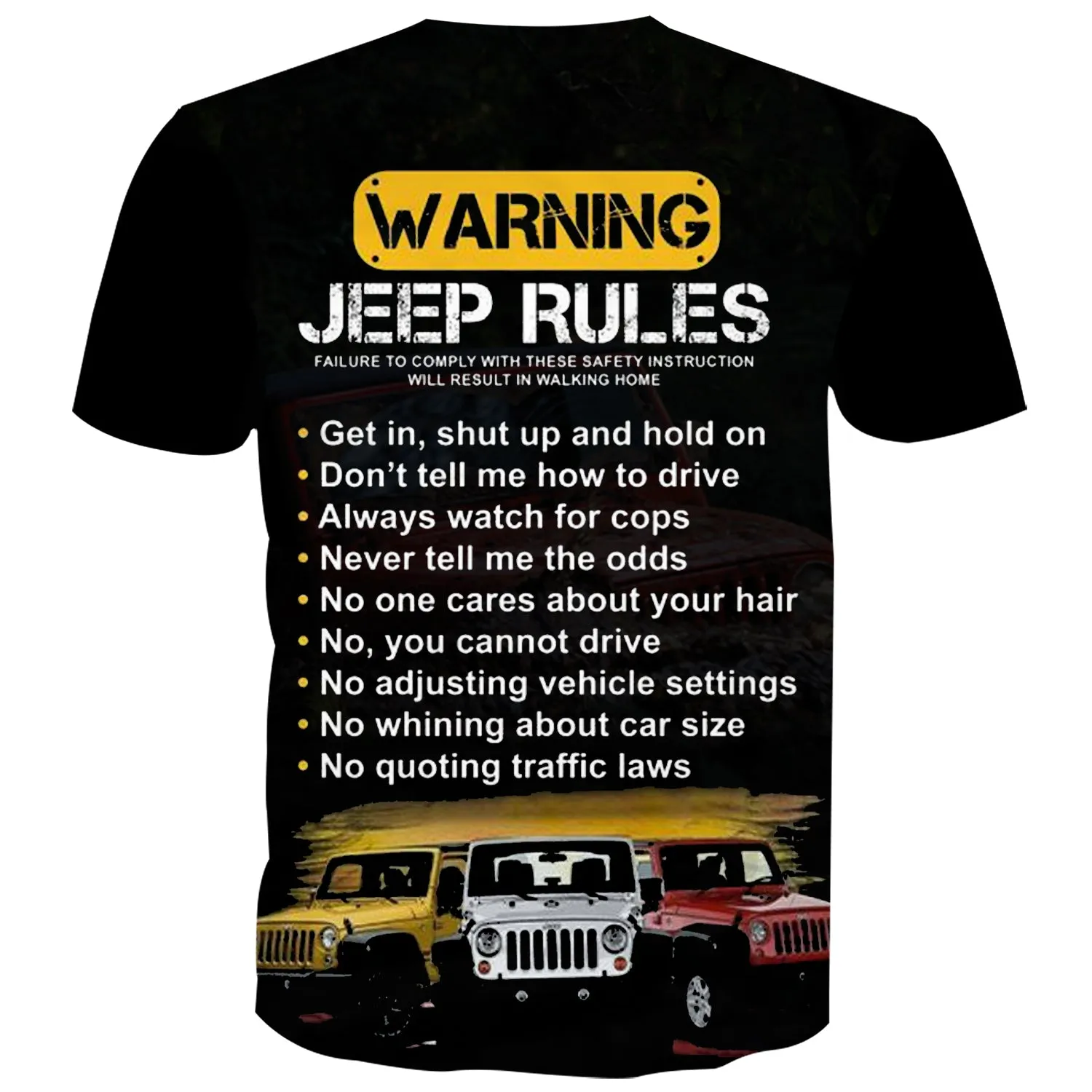 Jeep Rules Tshirt