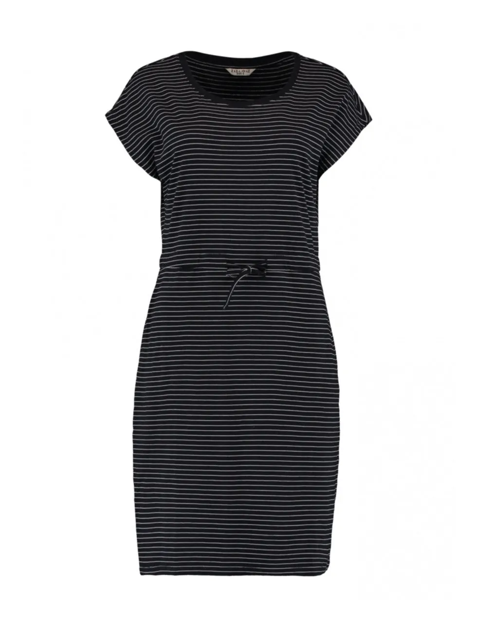 Judy Navy Striped T-Shirt Dress