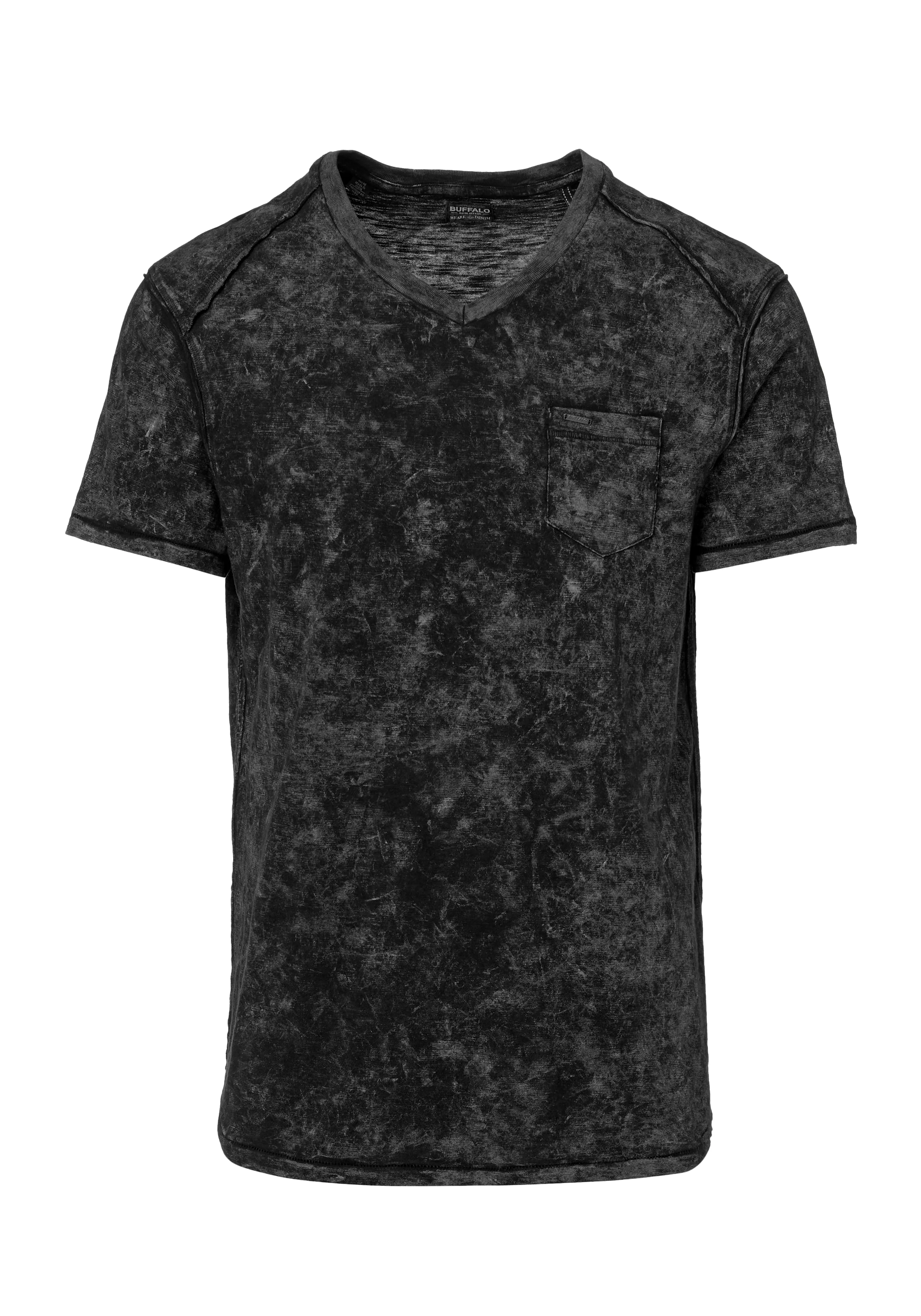 Kamiz Acid Wash Pocket T-Shirt - BM23839