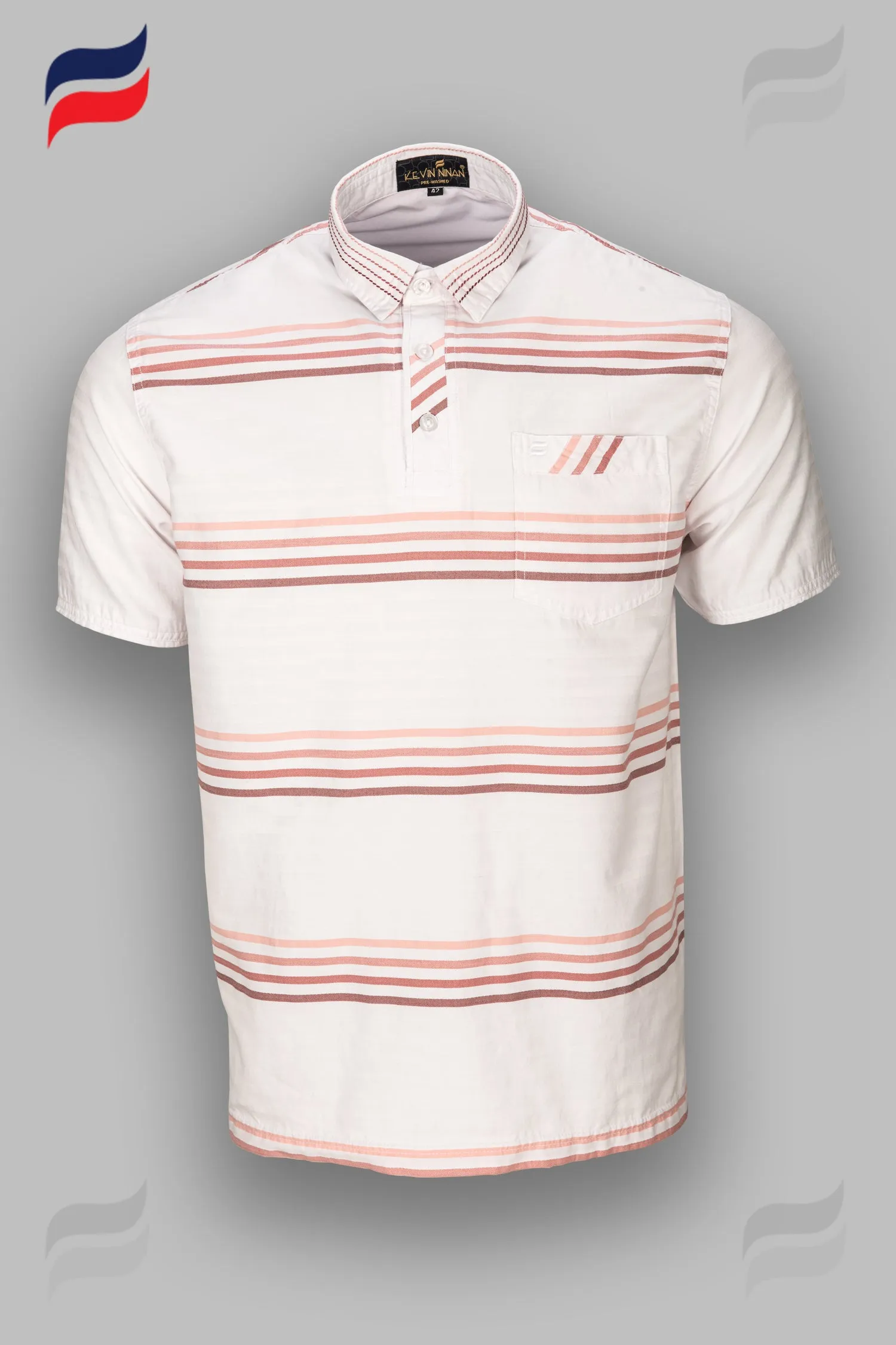 Kevin Ninan Pre-Washed Polo Shirt