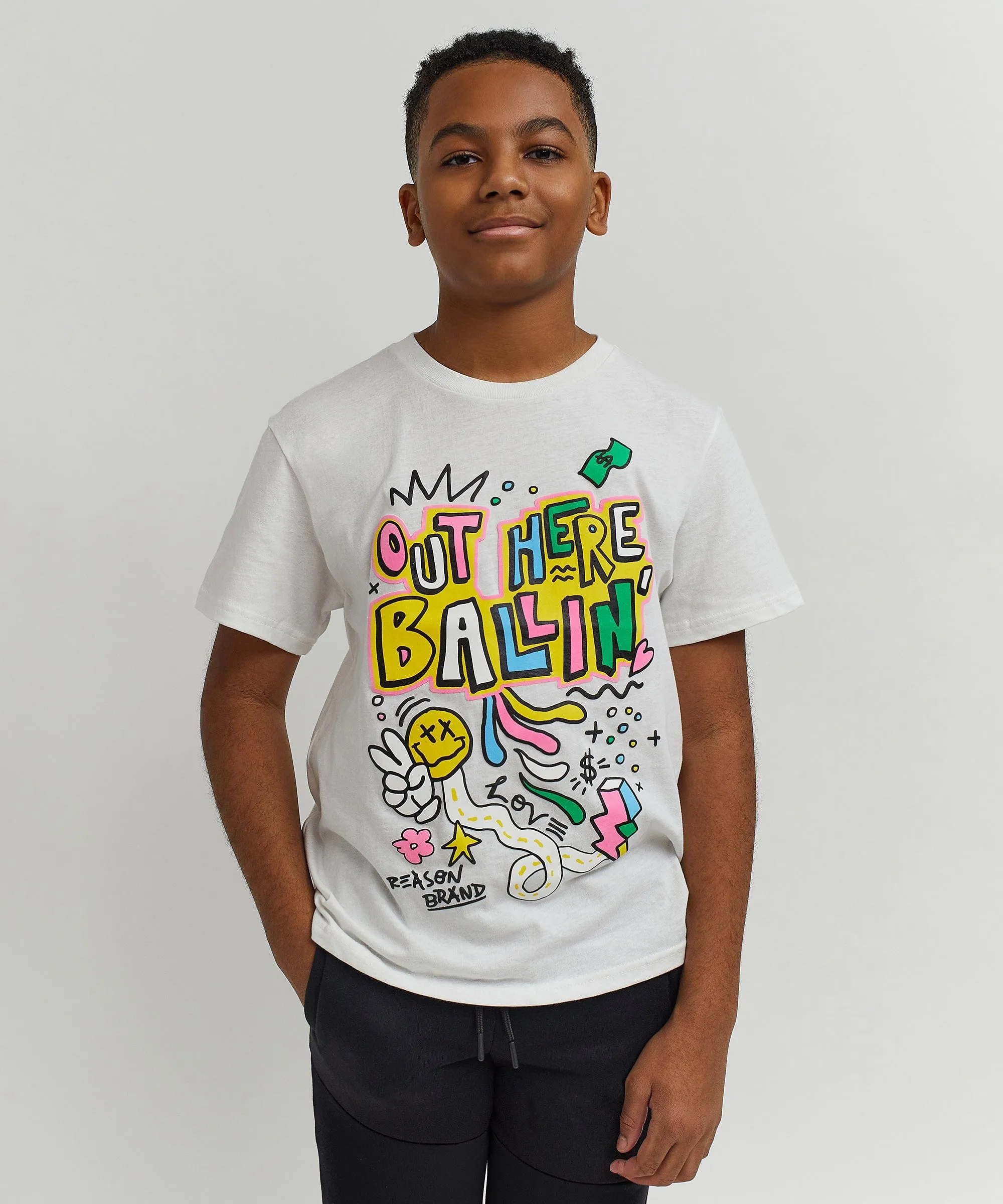 Kids Money Bear Ballin Applique Tee