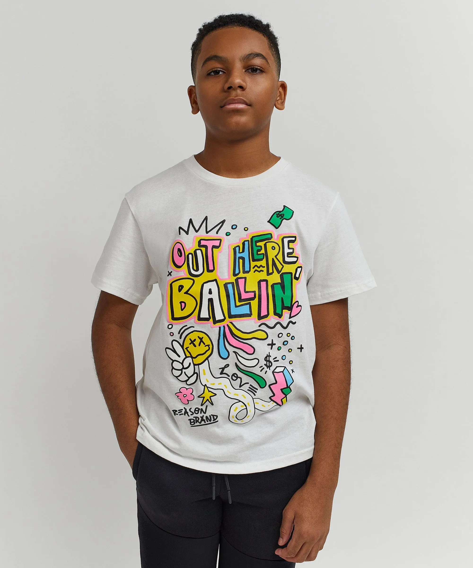 Kids Money Bear Ballin Applique Tee