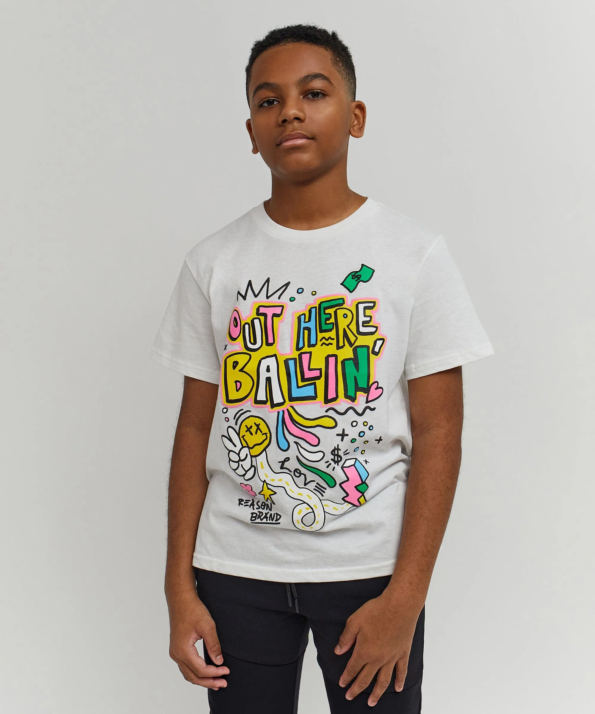 Kids Money Bear Ballin Applique Tee