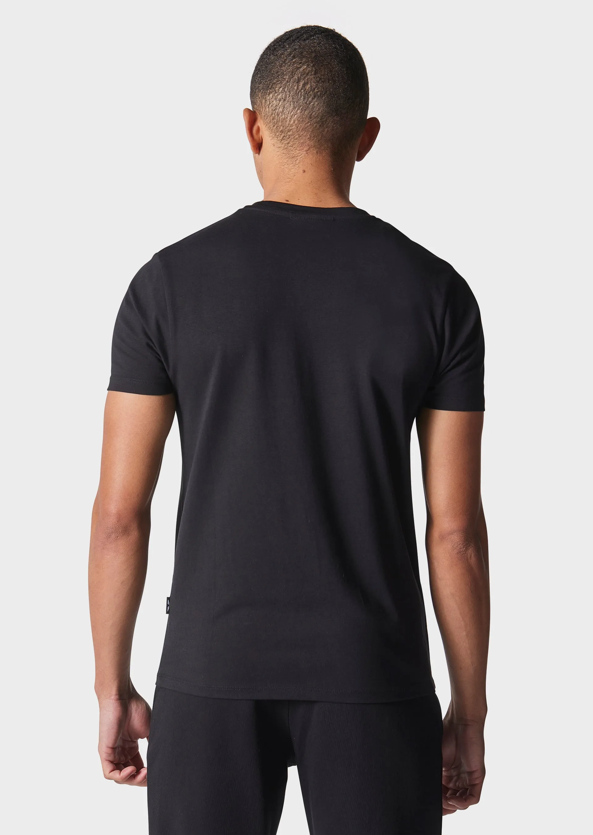 Premium Quality Kosis Mens Black T-Shirt for Casual Wear