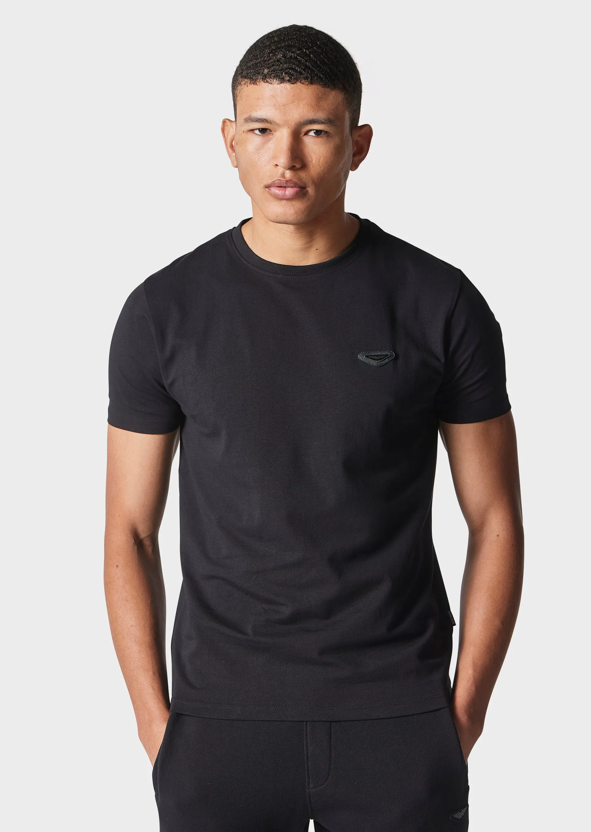 Premium Quality Kosis Mens Black T-Shirt for Casual Wear