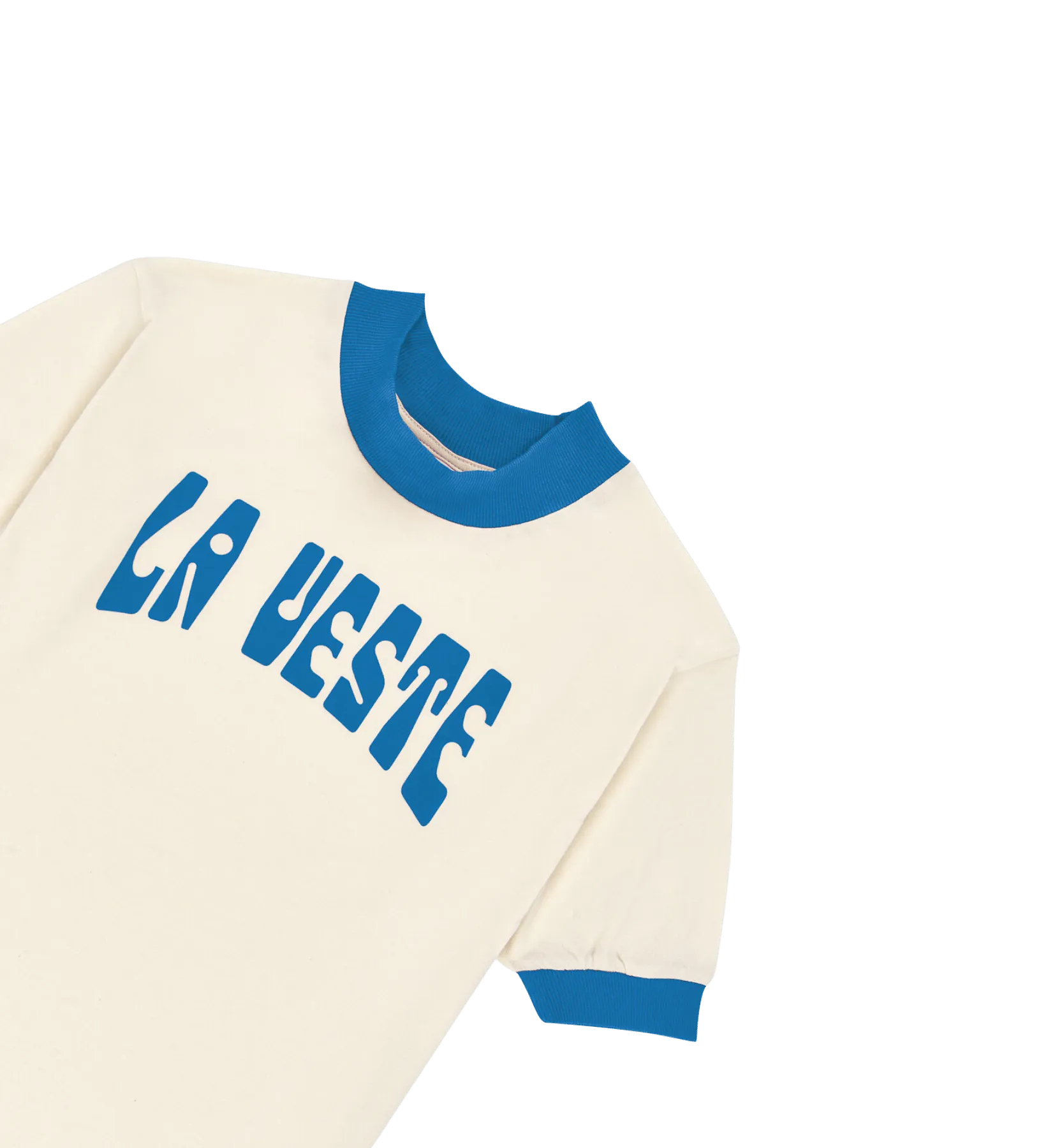 La Veste Ringer T-Shirt Blue