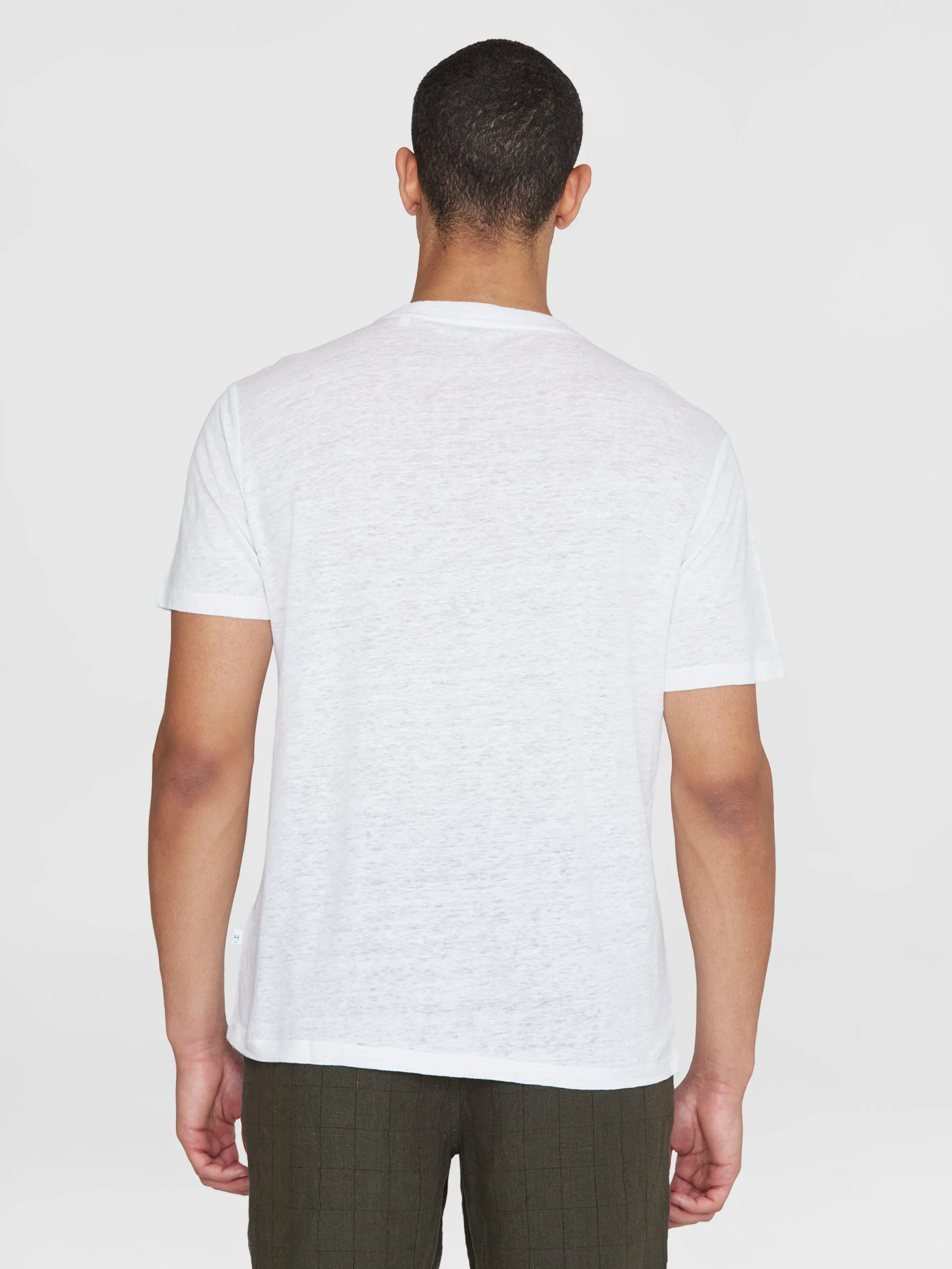 Linen t-shirt - Bright White