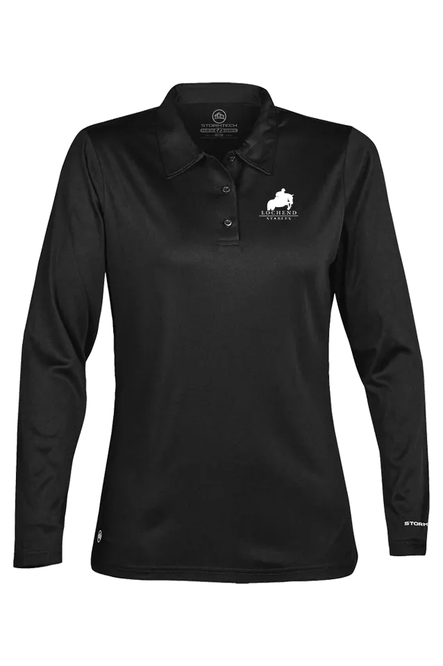 Lochend Stables Long Sleeve Polo.