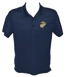 Marine Corps EGA Polo - Navy Blue