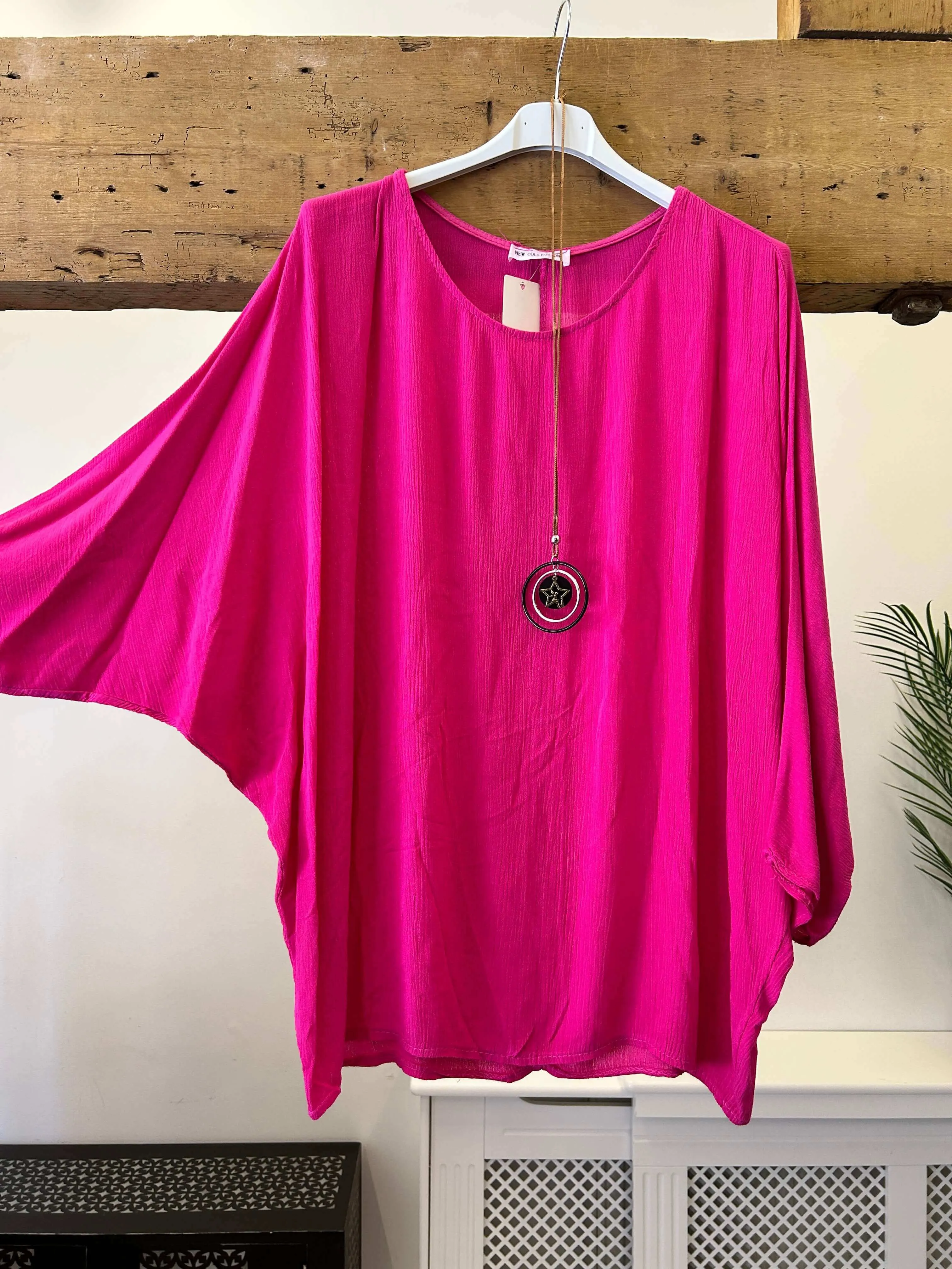 Maya Crepe Batwing Top