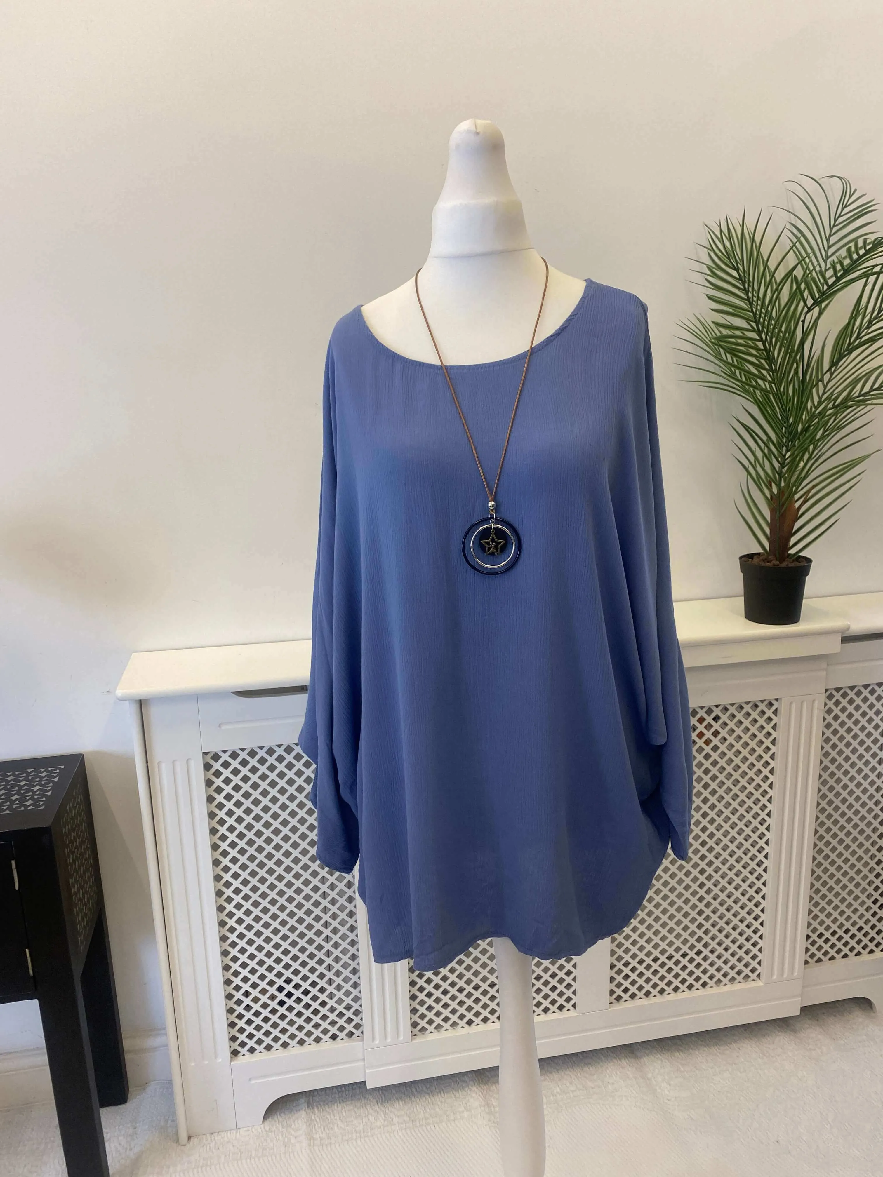 Maya Crepe Batwing Top