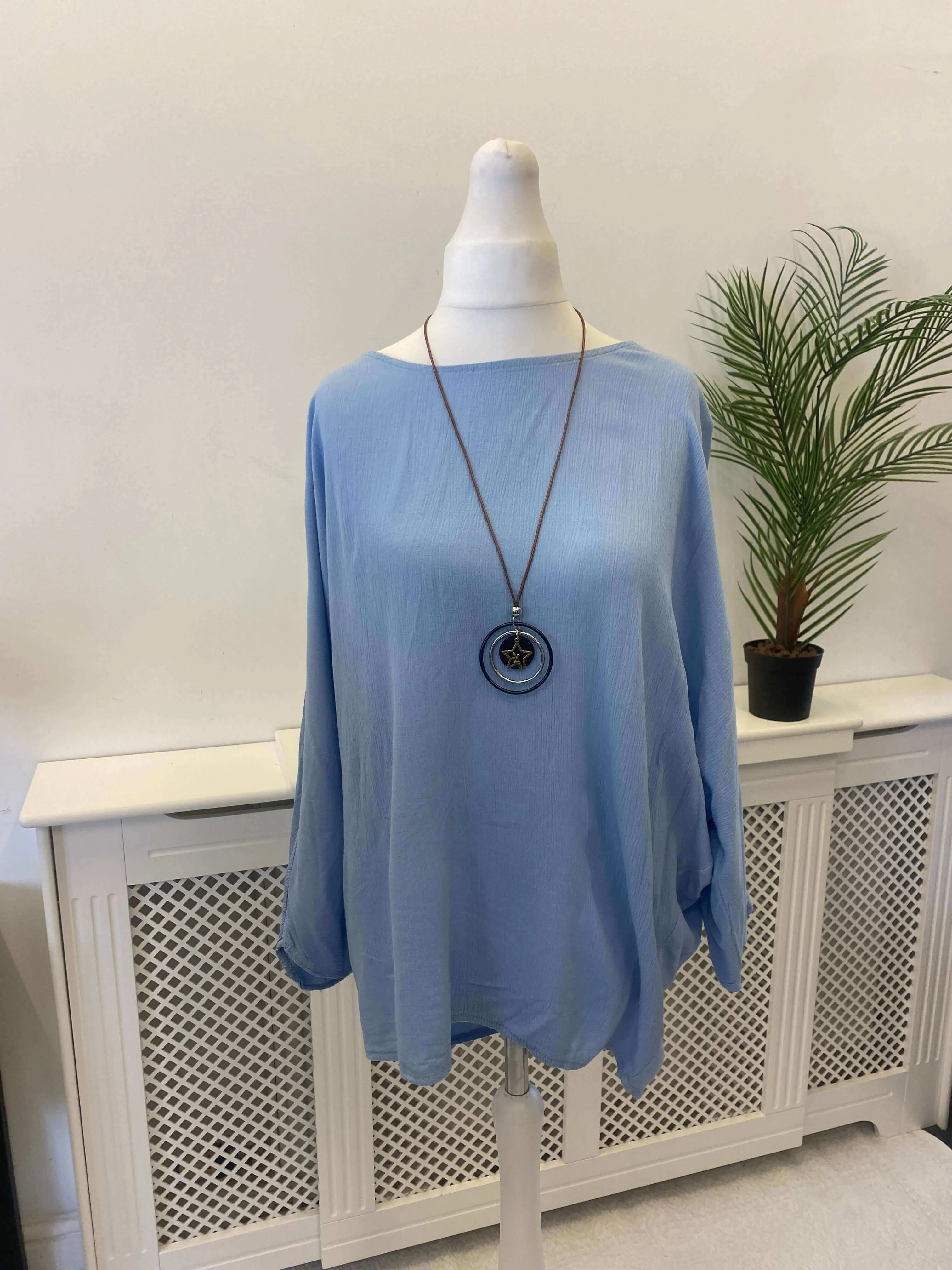 Maya Crepe Batwing Top