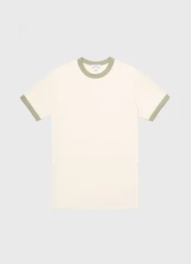 Men's Classic Ringer T-shirt in Pale Khaki