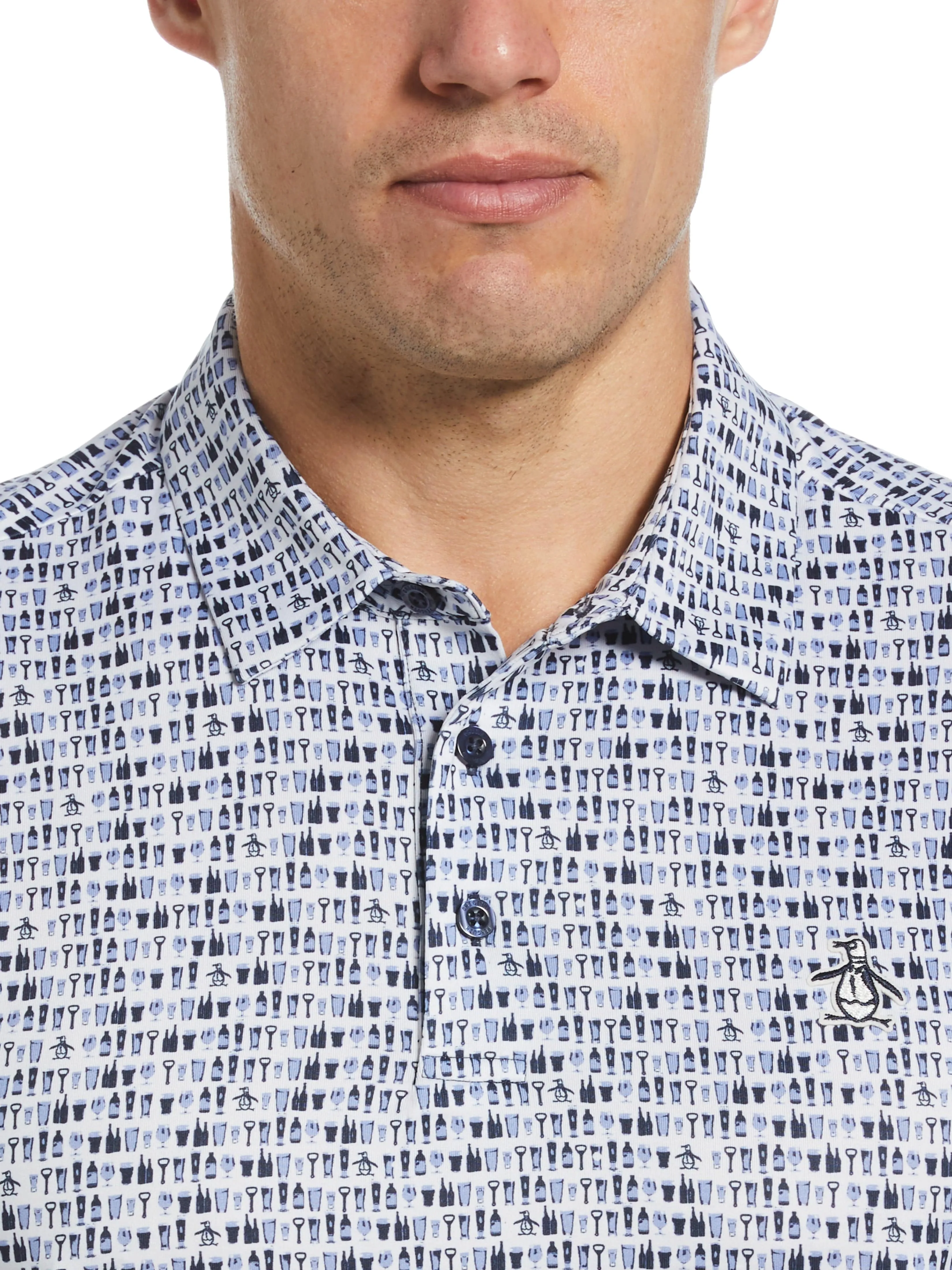 Men's Have a Beer Print Polo