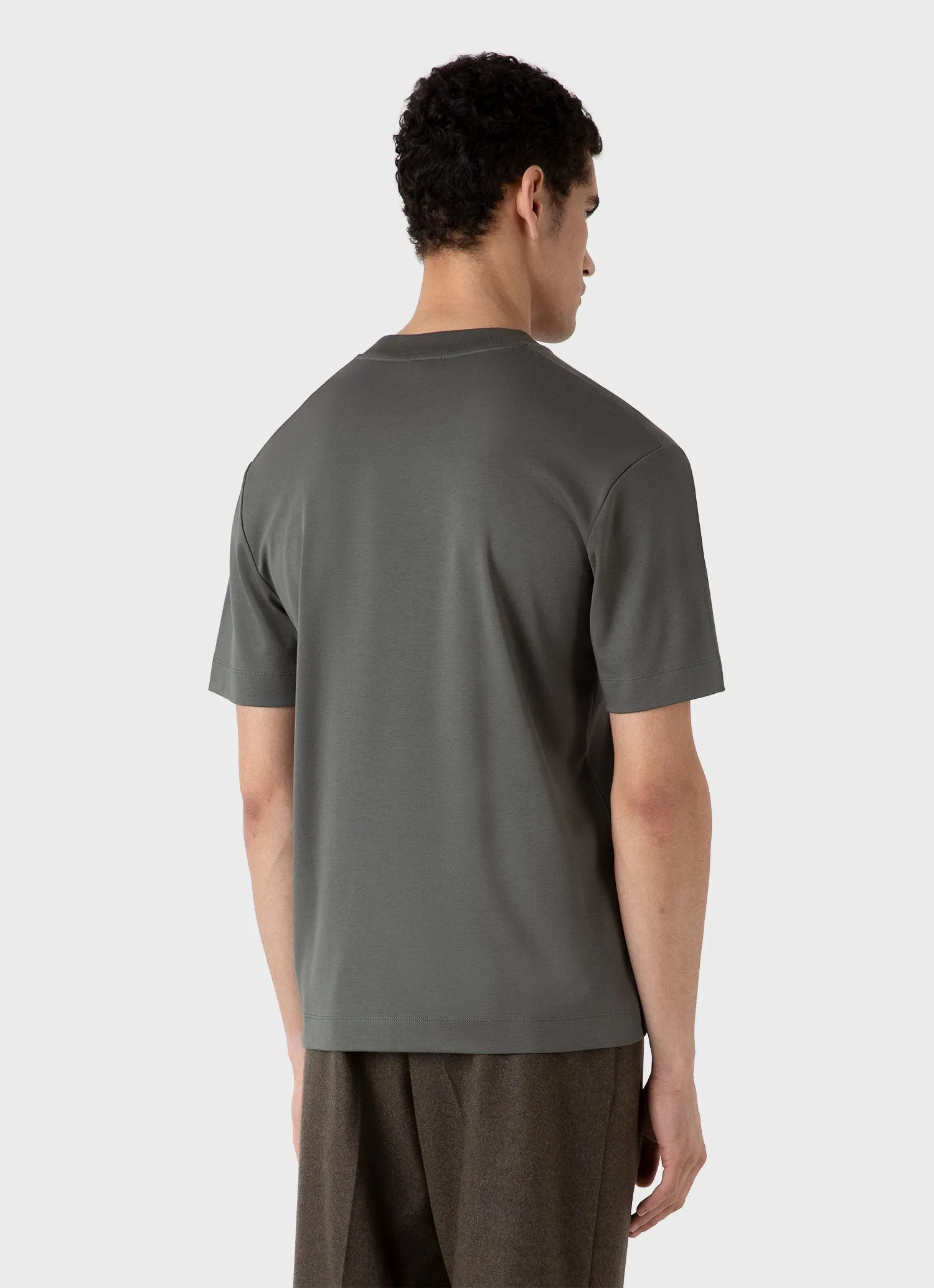 Men's Relaxed Fit Heavyweight T-shirt in Drill Green