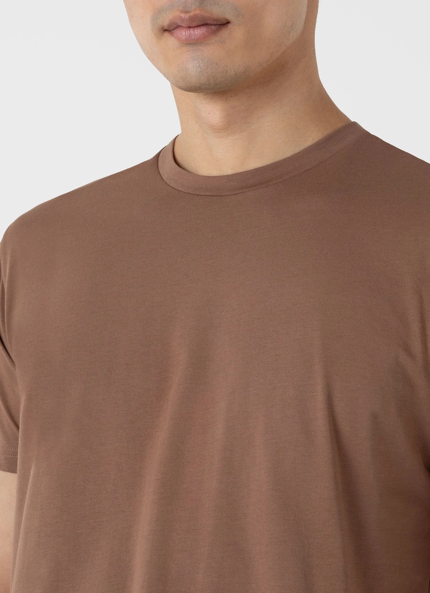 Men's Riviera Midweight T-shirt in Dark Sand