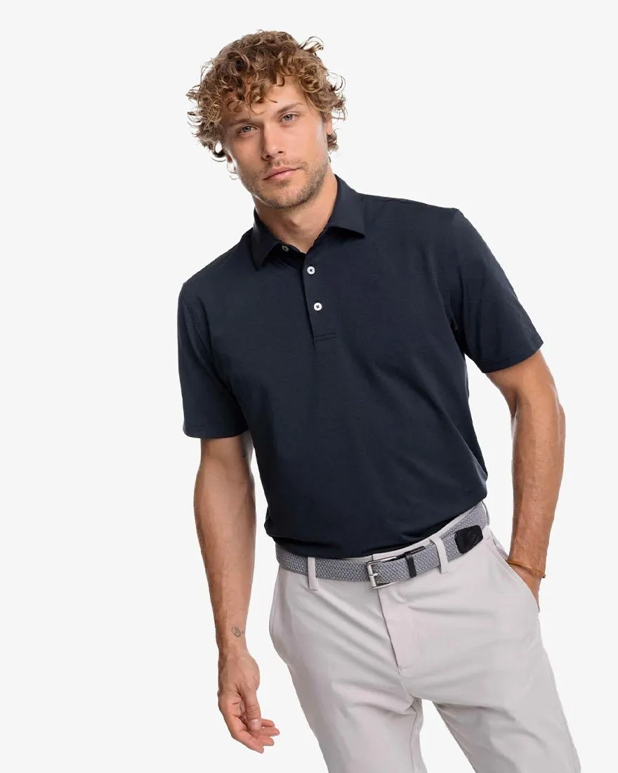 Mens Shortsleeve Brreeze Performance Heather Polo