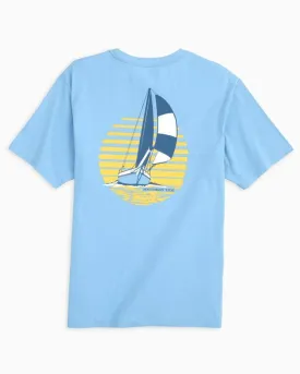 Men's Sunset Sailing Short Sleeve Tee