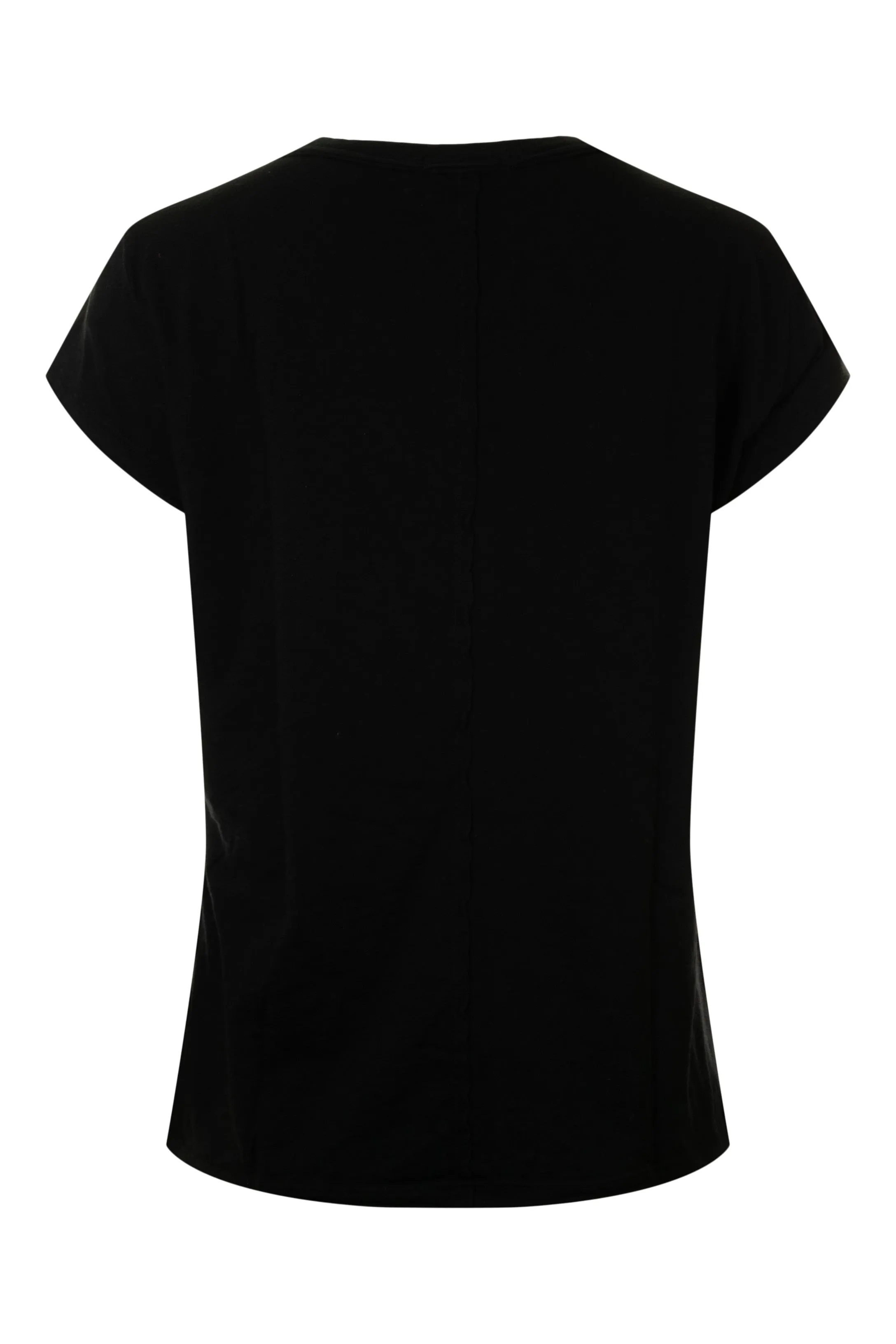 Michael Stars Baxter V-neck Raw Edge Tee