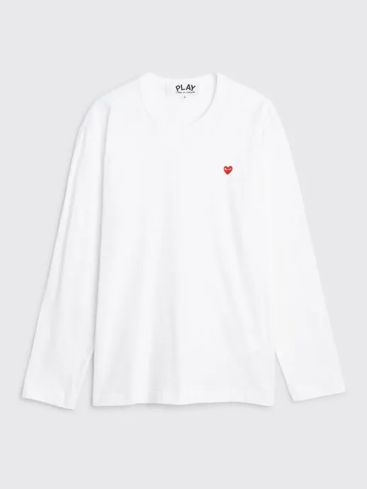 MINI HEART LS T-SHIRT WHITE