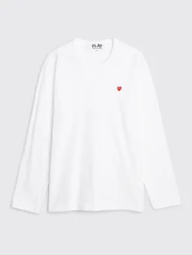 MINI HEART LS T-SHIRT WHITE