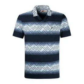 Mish Mash Breaker Polo Shirt Blue