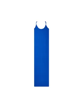 NPS Strap Dress Solid Colour, Klein