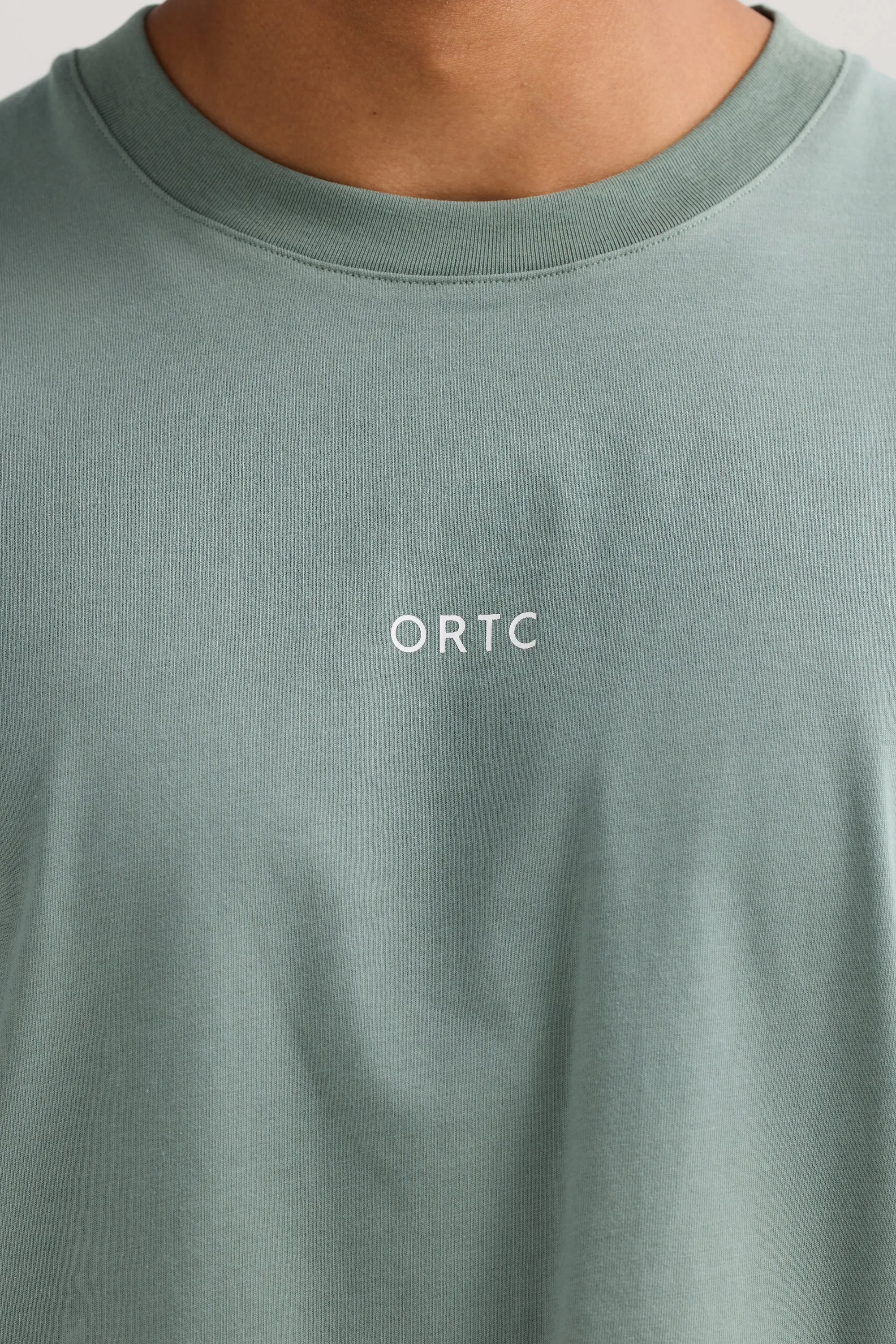 Oli Box Fit Logo T Shirt Sage