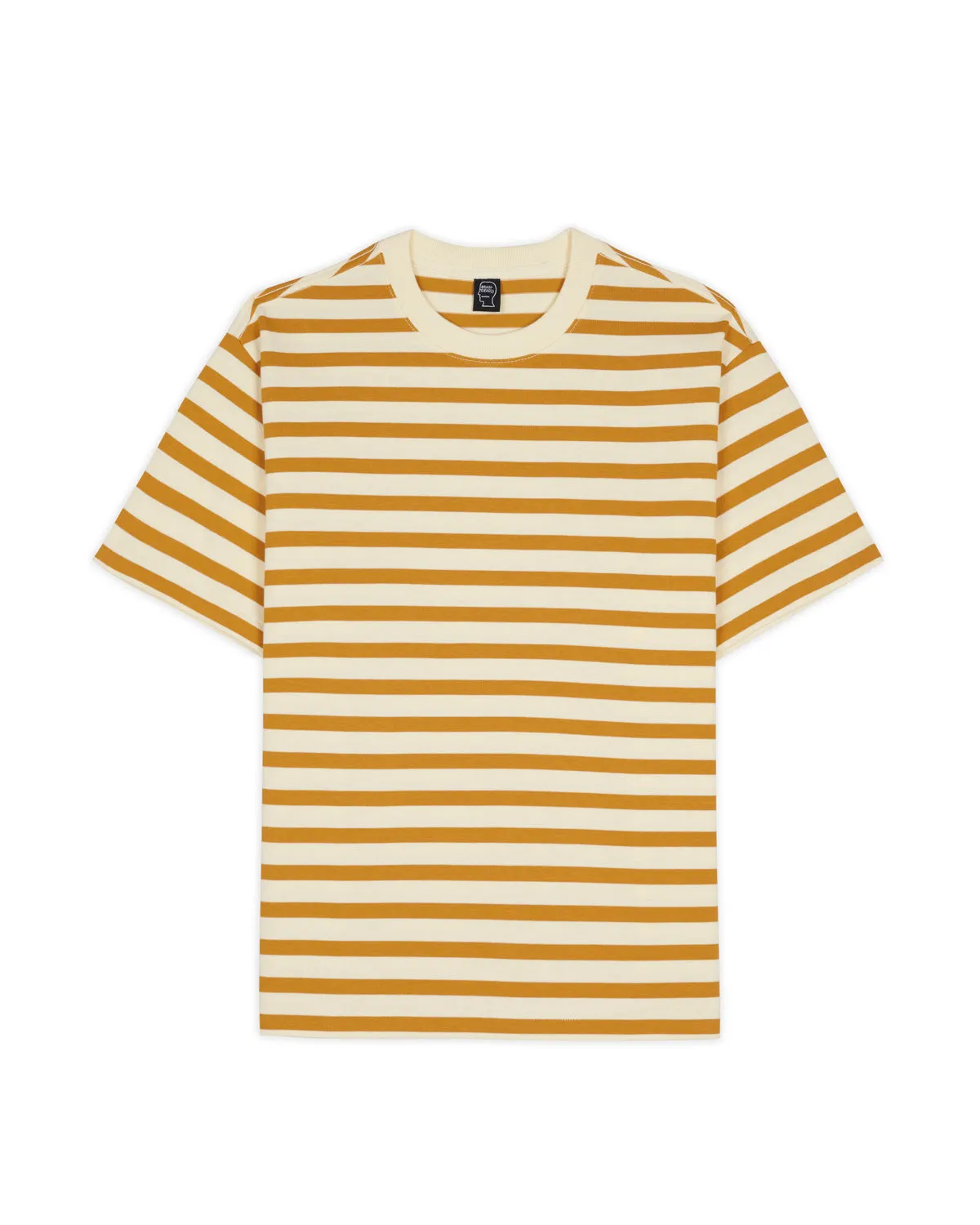 Organic Striped T-shirt - Gold