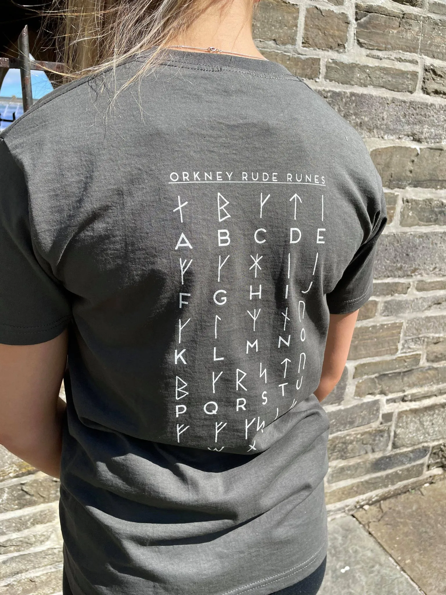 Orkney "Rude Runes'' Alphabet T-shirt