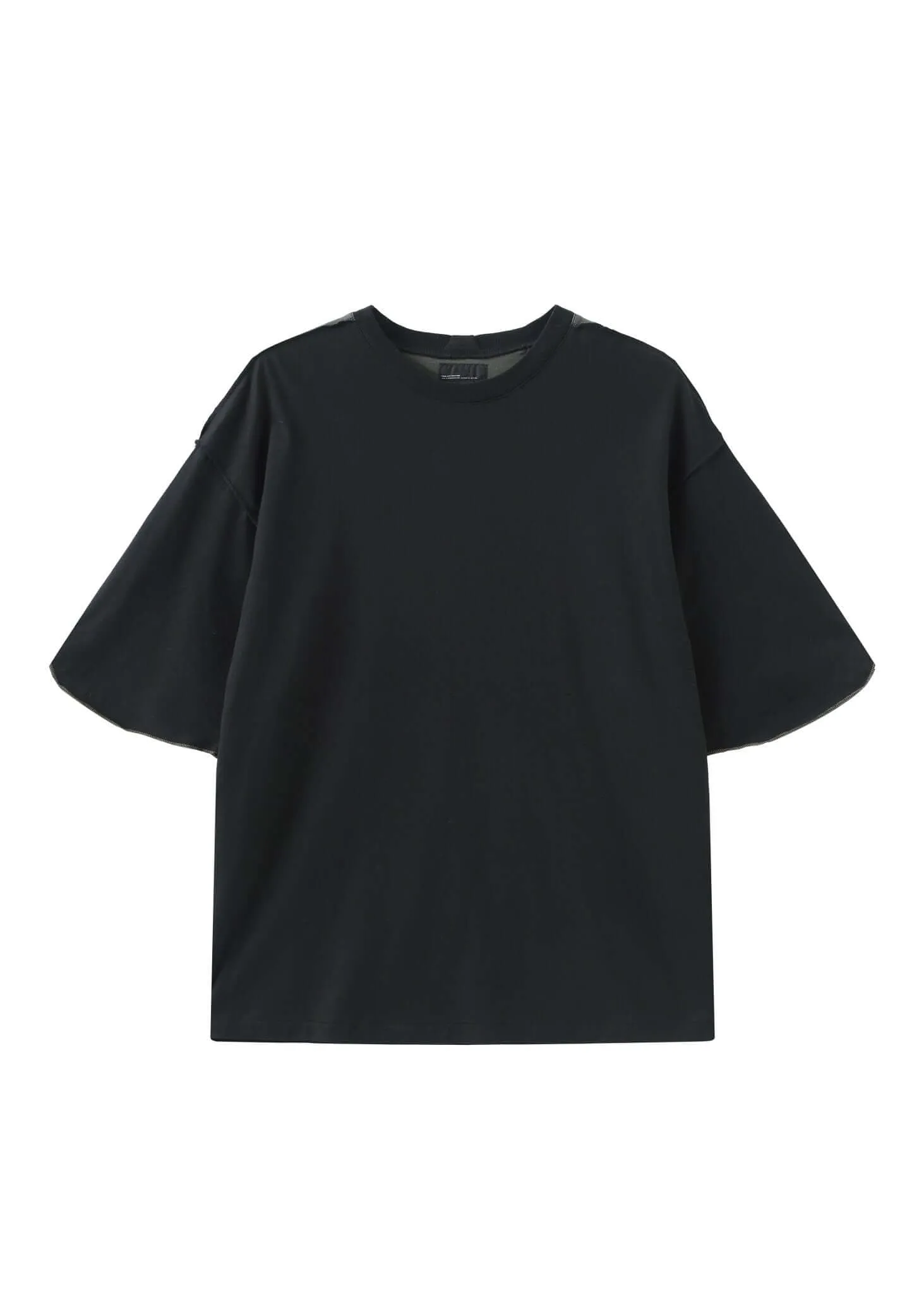 Oversized Panel Round T-Shirt