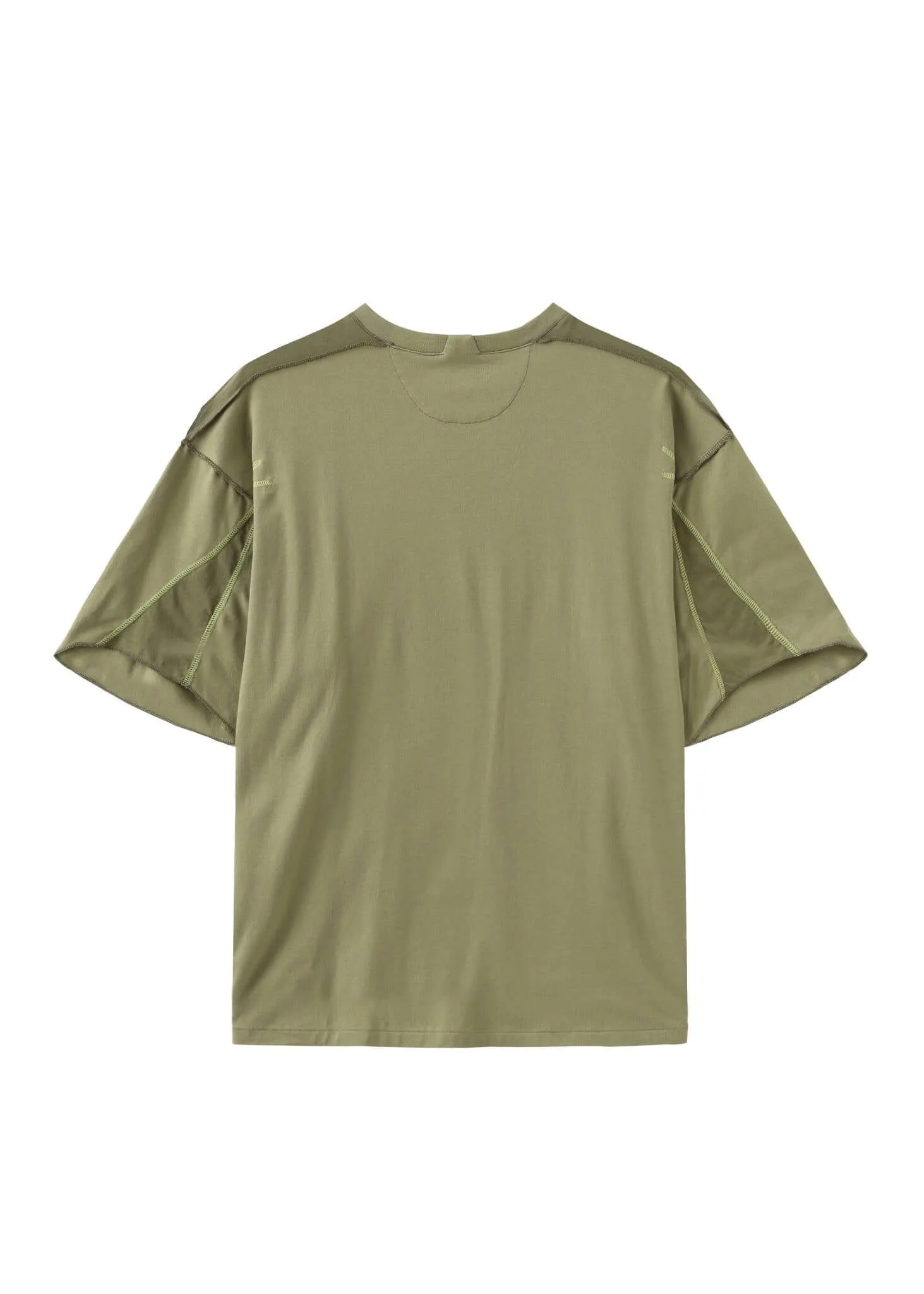 Oversized Panel Round T-Shirt