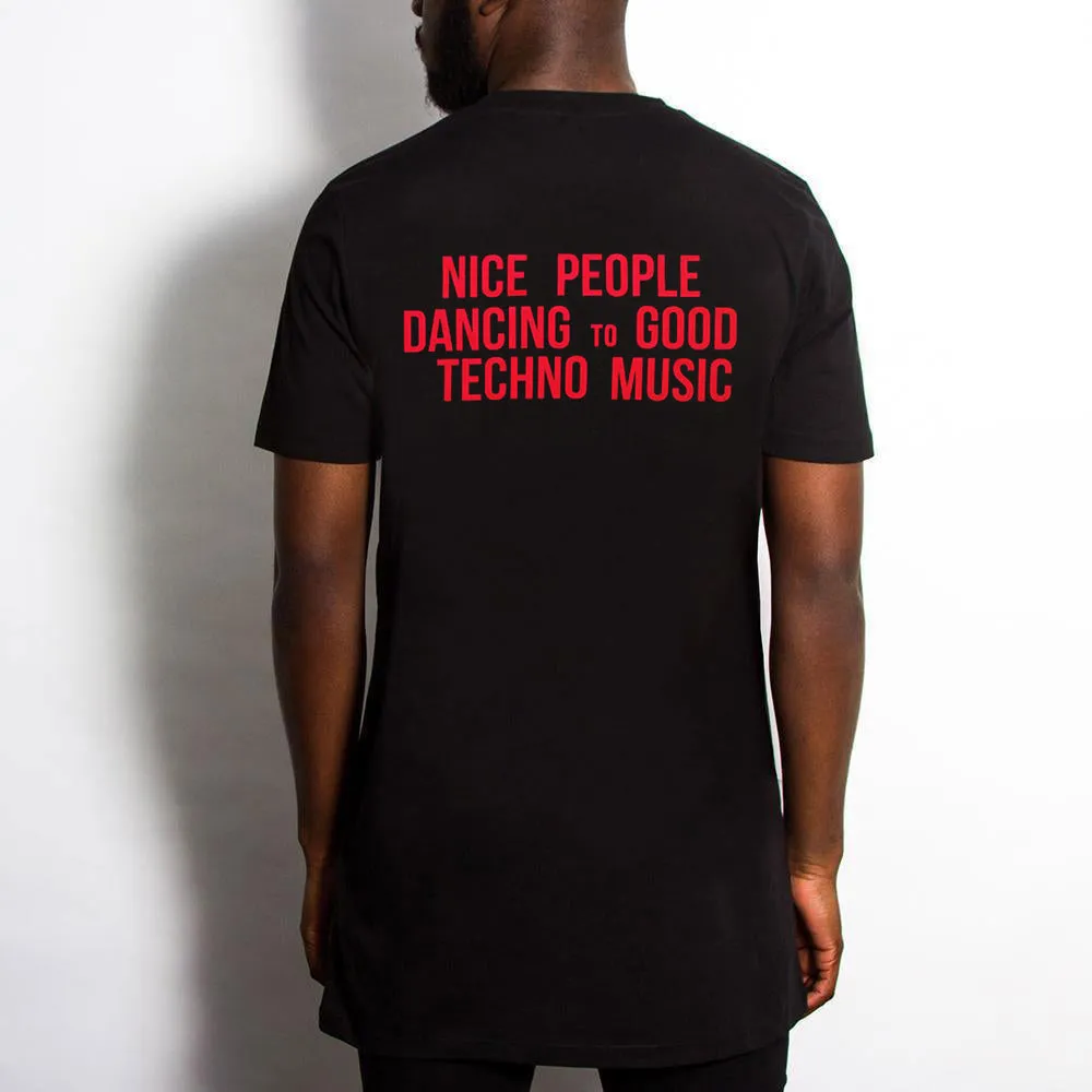 Peoples Techno - Longline - Black