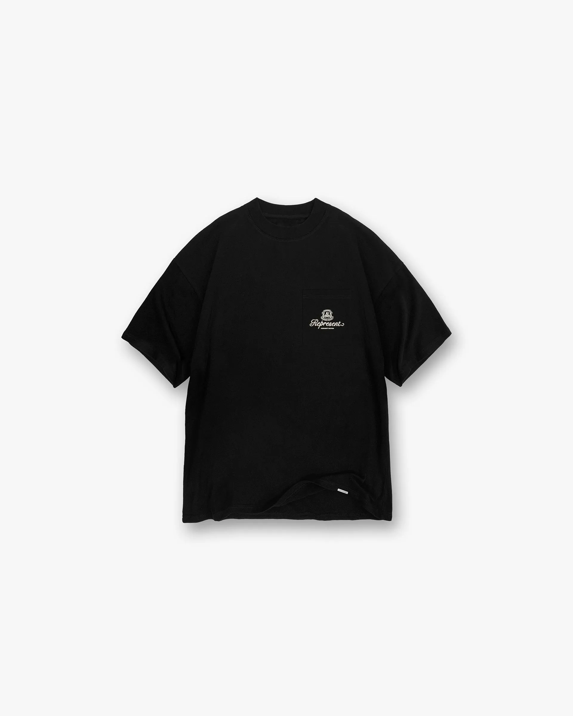 Permanent Vacation Pocket T-Shirt - Jet Black