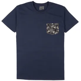 Pocket Tee - Navy - Kimono Floral