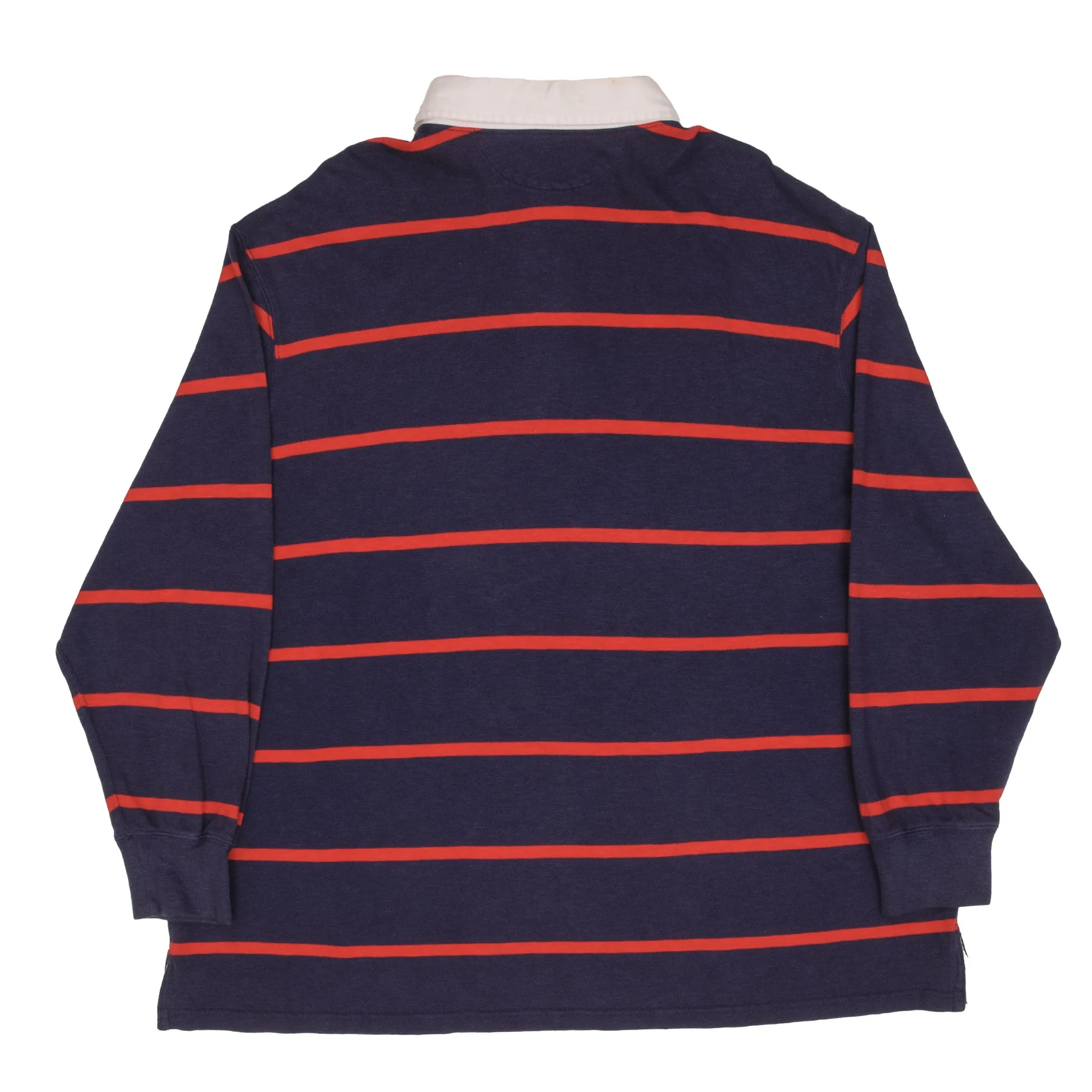 POLO RALPH LAUREN BLUE & RED STRIPED RUGBY POLO SHIRT SIZE 3XL BIG