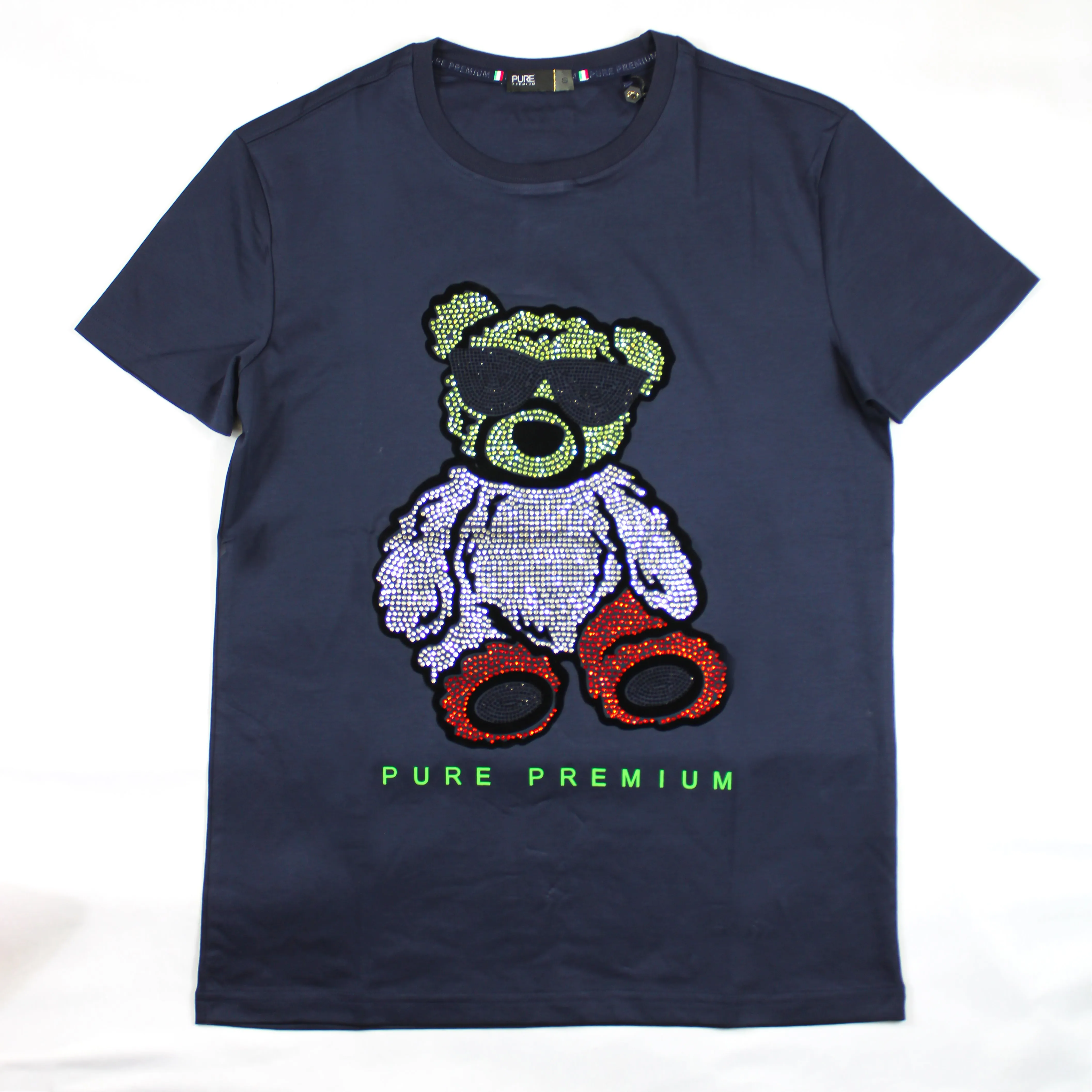 Pure Premium Teddy Nata Navy T  Shirt