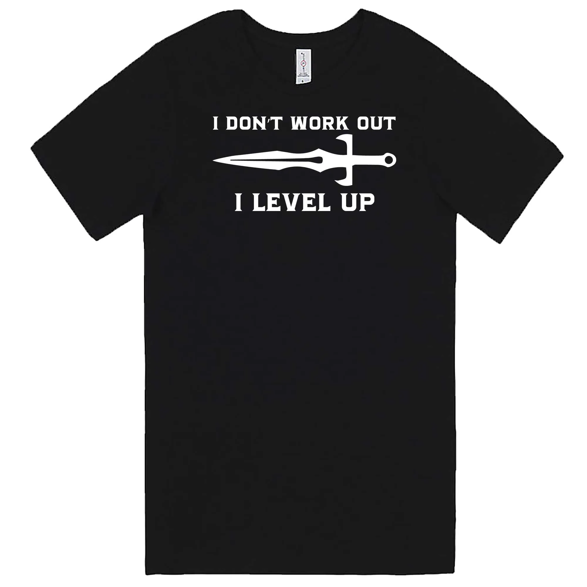 "I Don't Work Out, I Level Up - RPGs" men's t-shirt