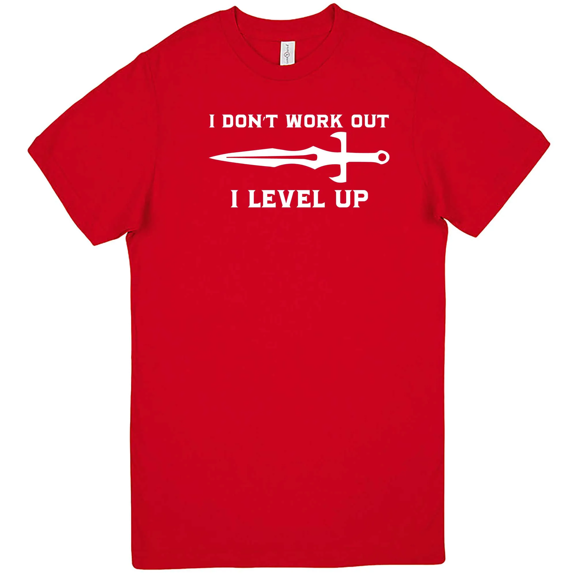 "I Don't Work Out, I Level Up - RPGs" men's t-shirt