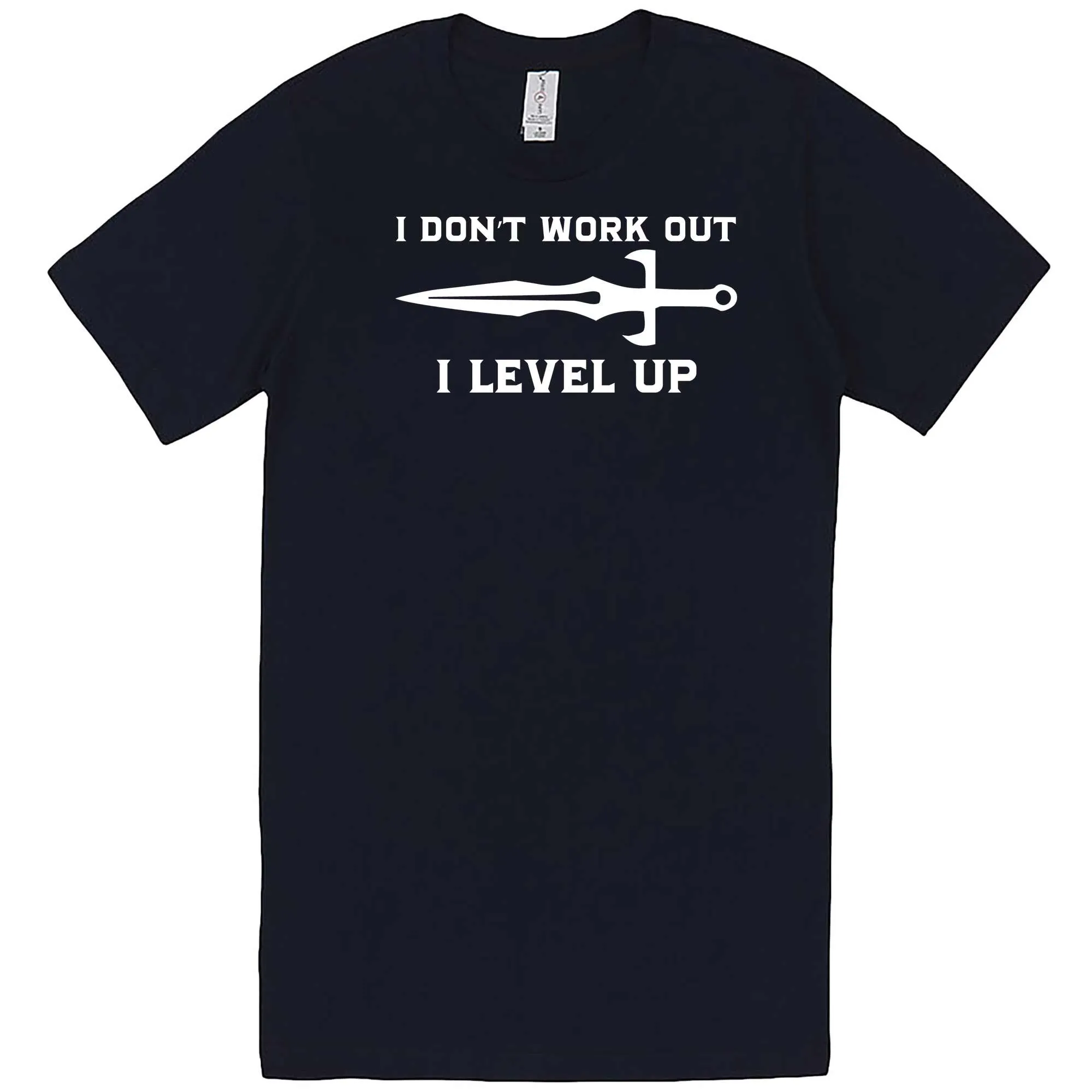 "I Don't Work Out, I Level Up - RPGs" men's t-shirt