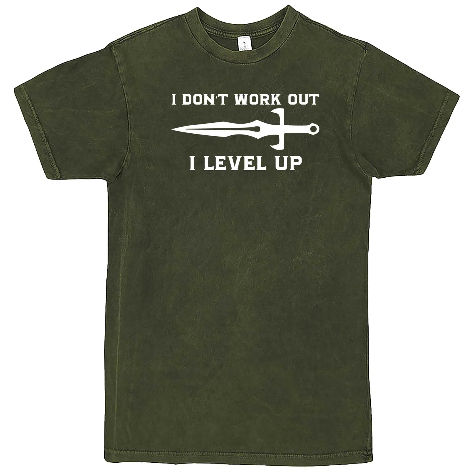 "I Don't Work Out, I Level Up - RPGs" men's t-shirt