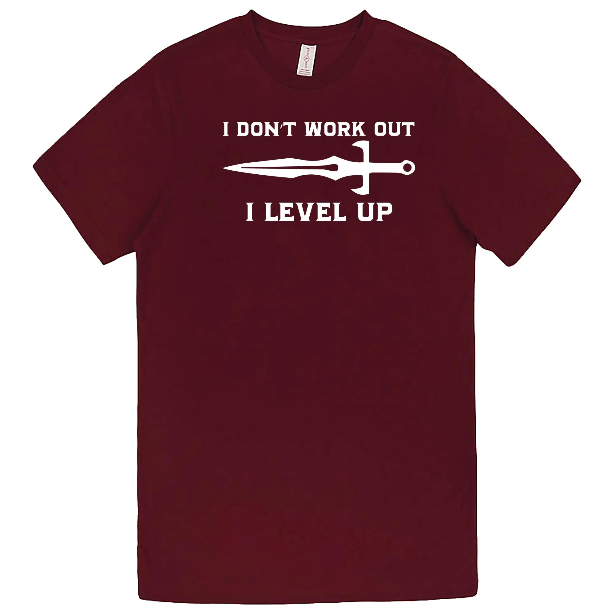 "I Don't Work Out, I Level Up - RPGs" men's t-shirt