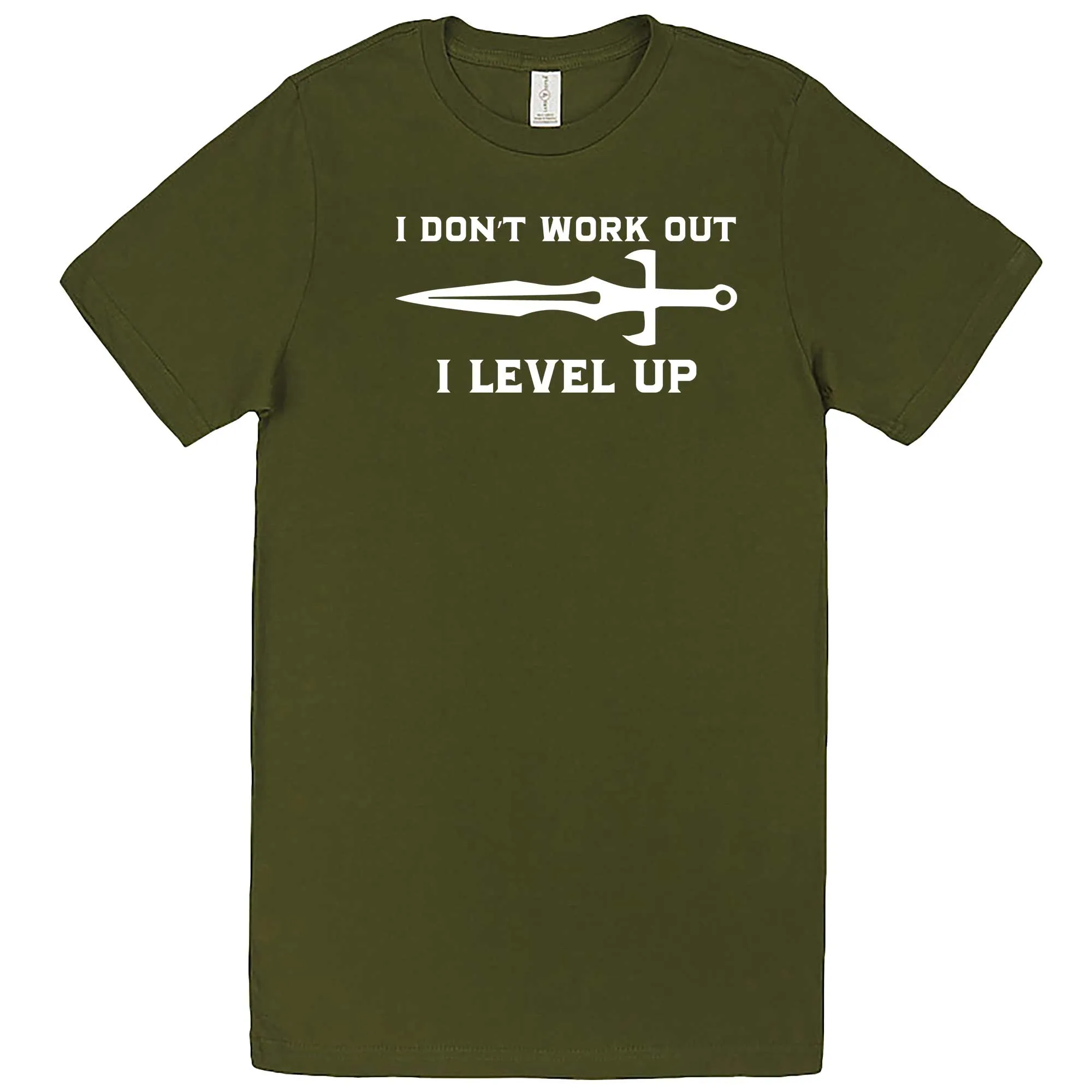 "I Don't Work Out, I Level Up - RPGs" men's t-shirt